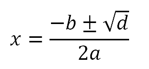 quadratic equations